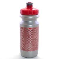 Фляга 0,6 Green Cycle DOT с большим соском, silver nipple/ pink cap/ Silver bottle