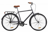 Велосипед ST 28" Dorozhnik COMFORT MALE  Velosteel  серый с черным (м)  2021