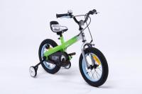 Велосипед ROYALBABY 18" BMX ST"BUTTONS" цвет: зелено-серый мат